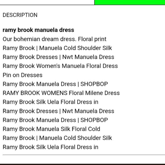 Ramy Brook Manuela dress silk cold shoulder purple floral boho M - Picture 11 of 14